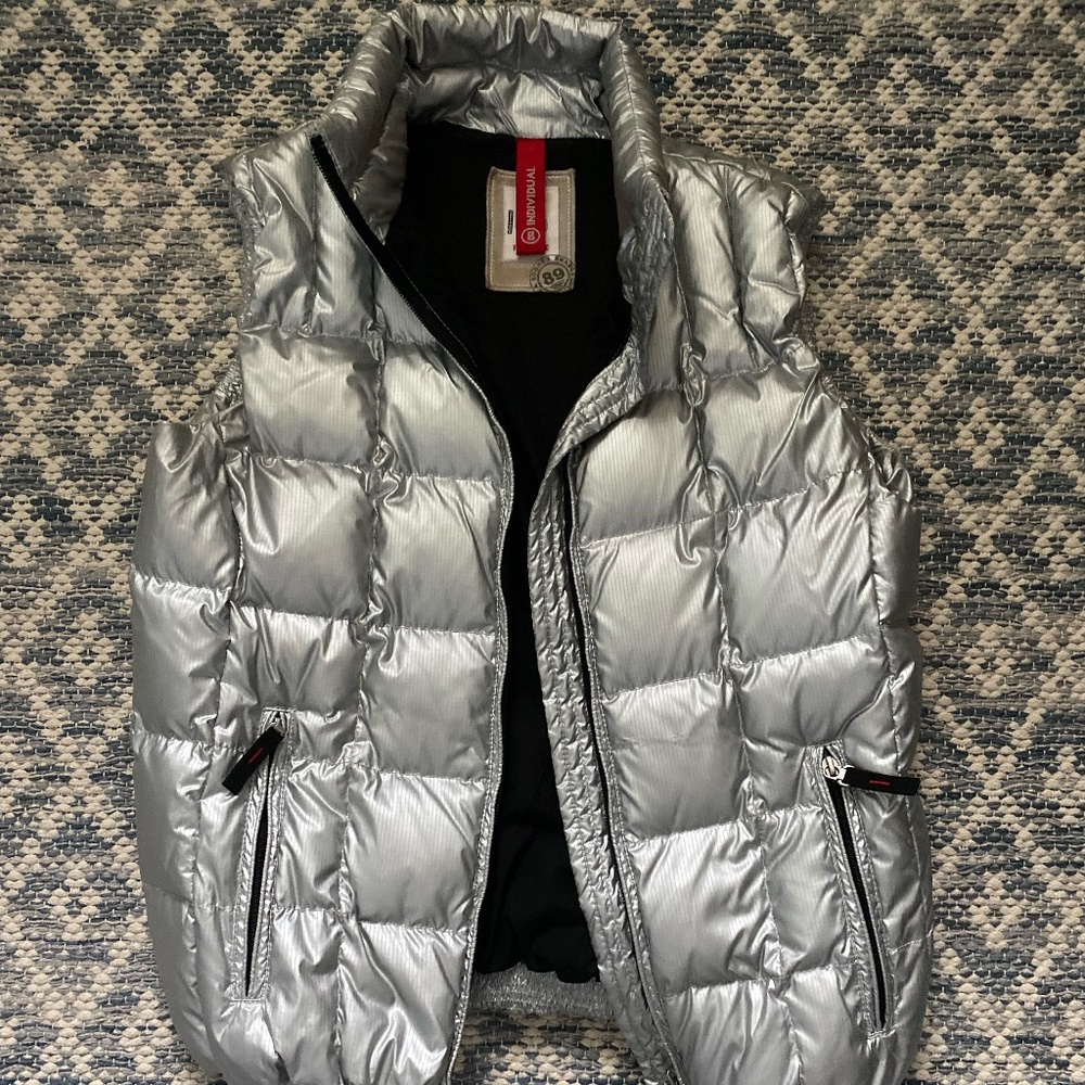 Bogner Fire + Ice Silver Puffy Vest